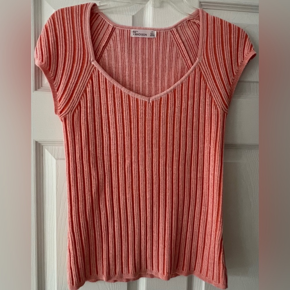 89th & Madison Ribbed Top